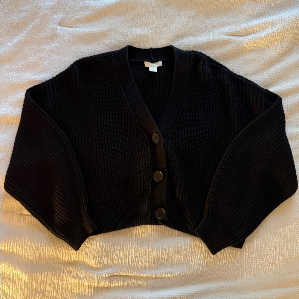 h&m cropped cardigan